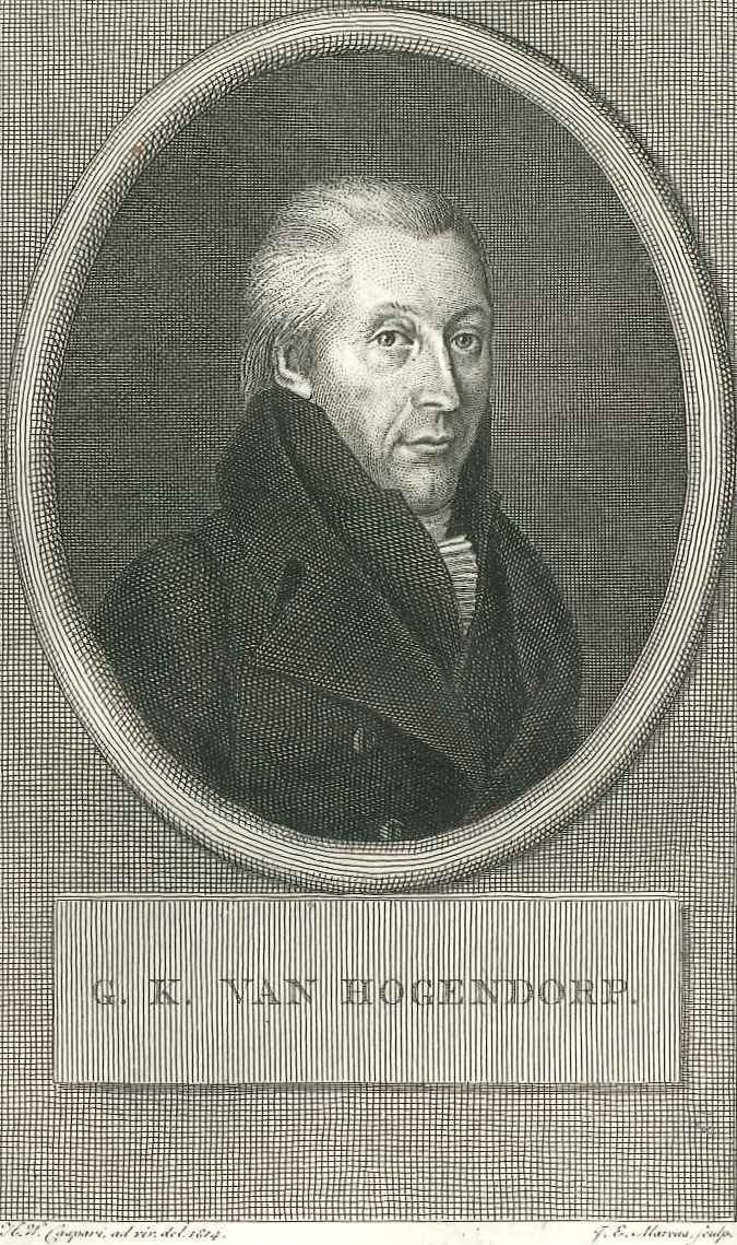 Staatsman G.K. van Hogendorp, uit Bosscha, 'Geschiedenis', 1815.