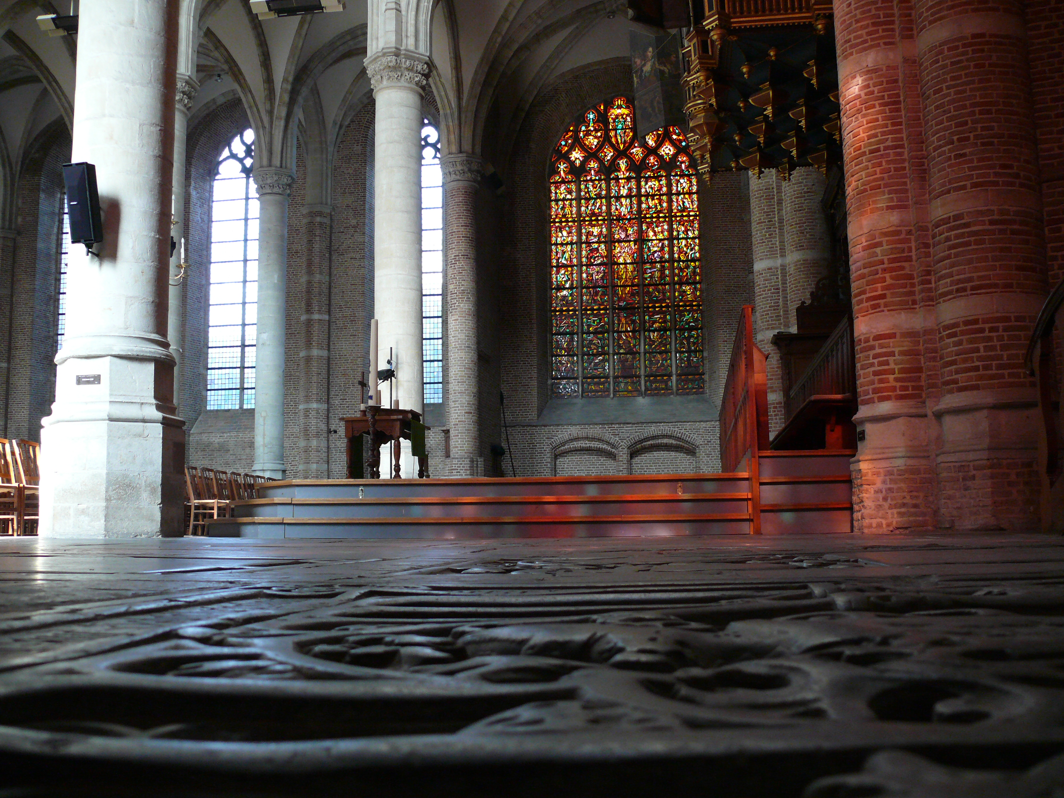 Interieur van de Grote Kerk te Goes, 2010.