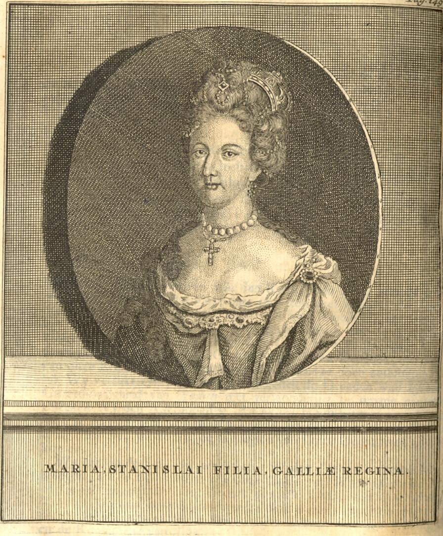 Koningin Maria van Frankrijk, 1725.