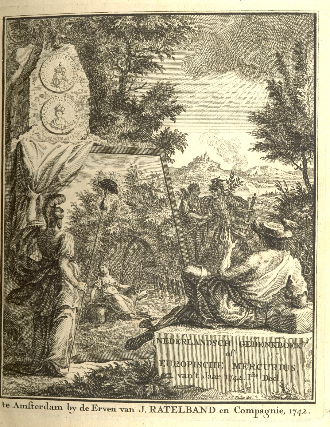 Europische Mercurius, 1742.