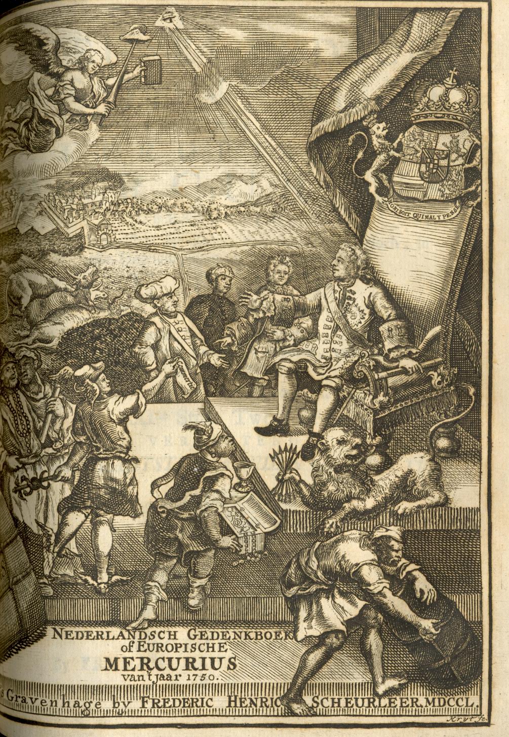 Europische Mercurius, 1750.