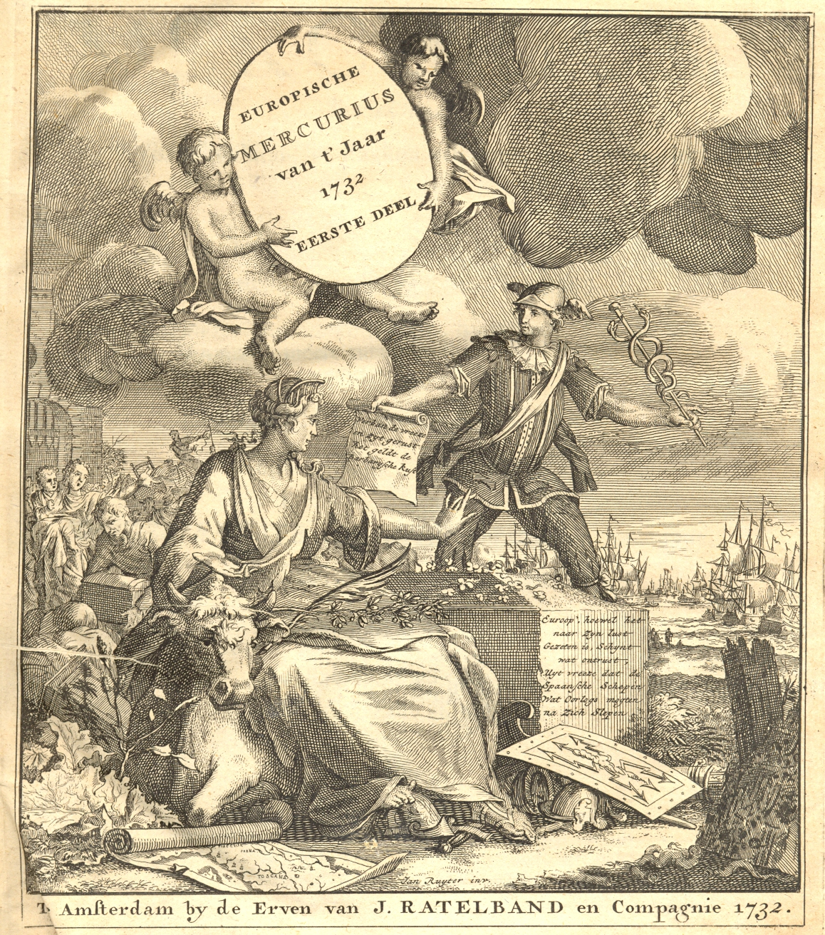 Europische Mercurius, 1733.