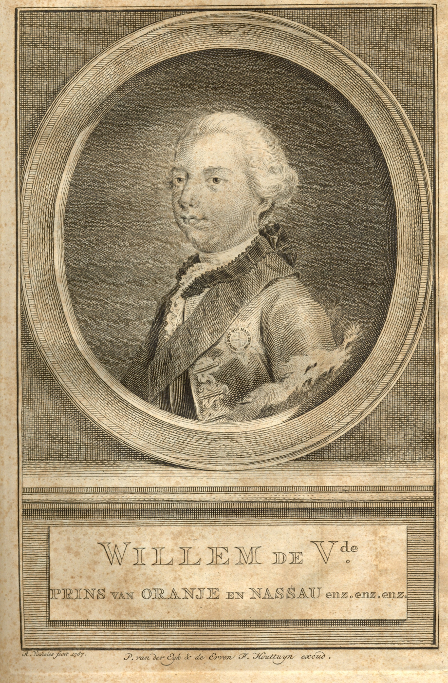Prins Willem V, 1766.