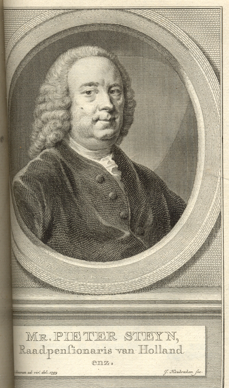 mr. Pieter Steyn, raadspensionaris, 1749.